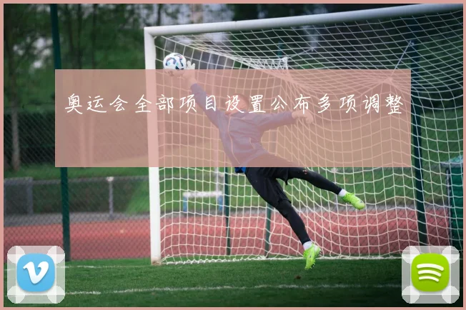 奥运会全部项目设置公布多项调整